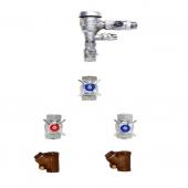 Reel Rinse Covered, White, Wall Mount, 30' Hose, Pro Spray Valve